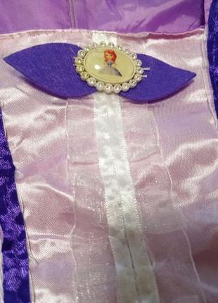 Карнавальное платье принцесса софия  disney 9-10 лет3 фото