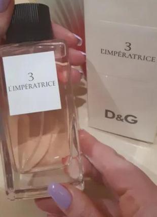 Dolce&amp;gabbana 3 l'imperatrice туалетная вода 100 ml дольче габбана духи императрица духи женский аромат парфюм