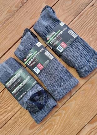 Мужские носки parkside (махровые), размер 39-42, цвет серый