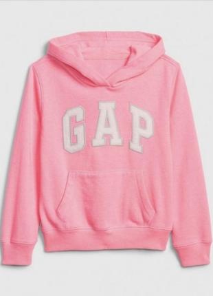 Худи gap logo neon pink розовое