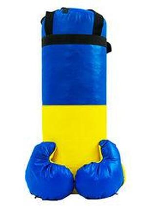 Боксерський набір "ukraine" середній, 46*18см, тм стратег, україна (8шт)