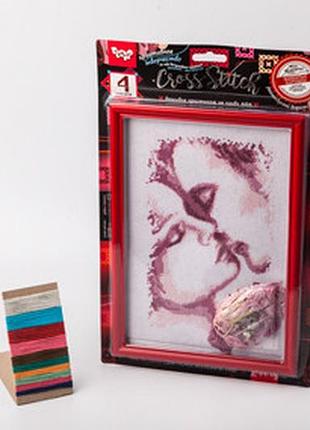 Вишивка хрестиком на канві "cross stitch" 12, на планшеті з рамкою 41,5*27*3см (15шт)