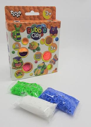 Набір для творчості bubble clay, 8 кольорів, українська, в кор.12.5*2*13см (20шт)