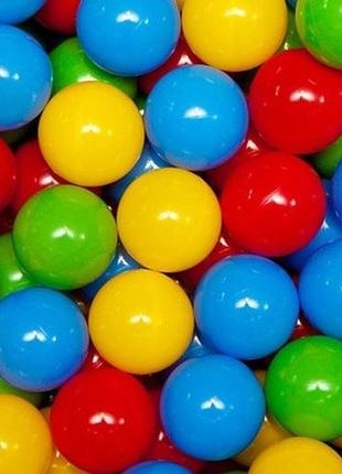 Кульки 60шт d60мм + 30шт d80мм, м'які, в сумці 30*30см, тм kinder way, україна (6шт)