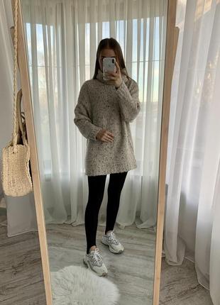 Шикарный свитер от zara knit pp s-m длина 79 ширина 54 рукав от шеи 662 фото