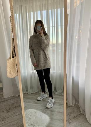 Шикарный свитер от zara knit pp s-m длина 79 ширина 54 рукав от шеи 663 фото