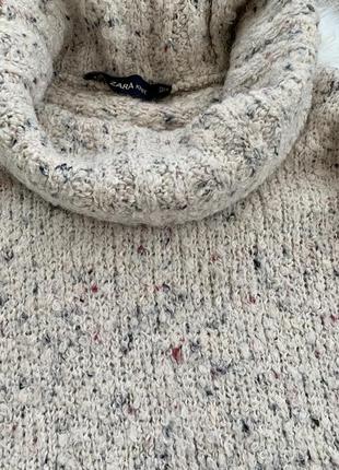 Шикарный свитер от zara knit pp s-m длина 79 ширина 54 рукав от шеи 665 фото