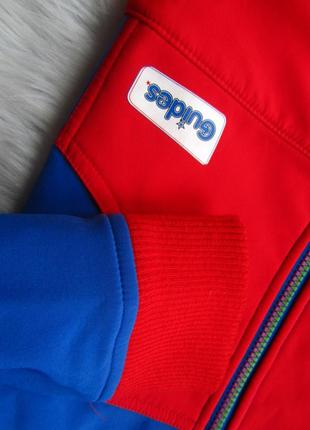 Спортивная термо куртка softshell мембрана софтшелл влагостойкая худи с капюшоном david luke guides4 фото