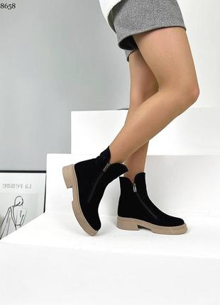 Стильные женские лаконичные ботинки деми/зима в наличии и под отшив 💛💙🏆2 фото