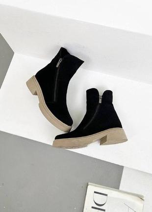 Стильные женские лаконичные ботинки деми/зима в наличии и под отшив 💛💙🏆6 фото