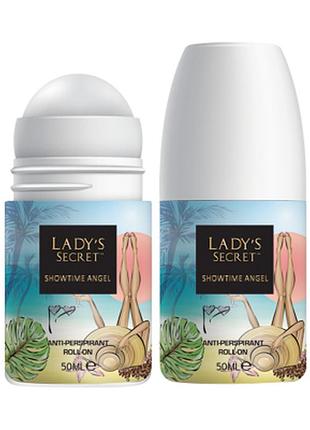Женский роликовый дезодорант lady's secret showtime angel, 50 мл