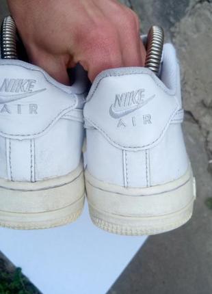 Кожаные кроссовки крассовки nike air force 15 фото