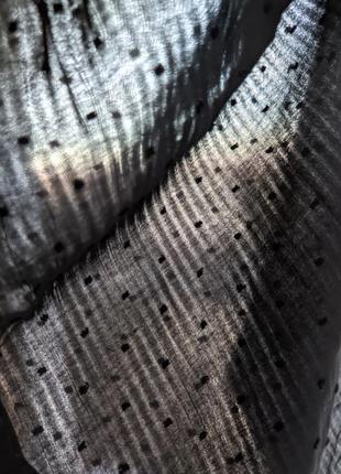 Блузка готична чорна мереживо-бавовна вікторійська s m8 фото