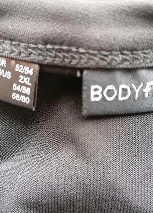 Широкая черная с вырезом на плече оверсайз супер батал большой размер кофта bodyflirt (к003)6 фото