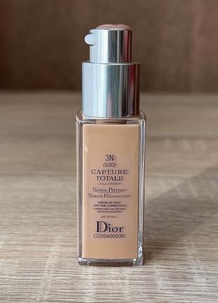 Тональний крем-сироватка dior capture totale anti-aging corrective serum foundation