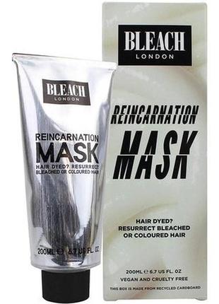 Bleach london reincarnation mask інтенсивна відновлювальна маска для волосся, 200 мл1 фото