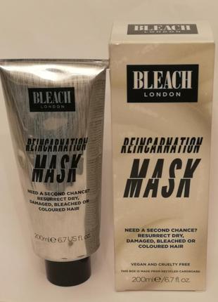 Bleach london reincarnation mask інтенсивна відновлювальна маска для волосся, 200 мл2 фото