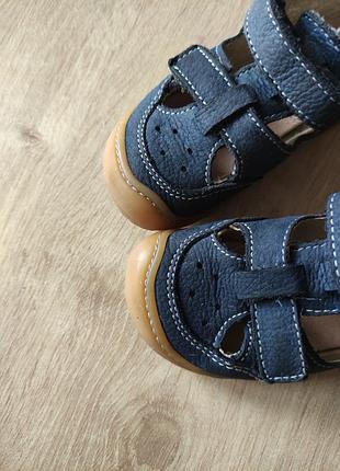 Фирменные детские кожаные босоножки сандалии pepino by ricosta германия, р.20.