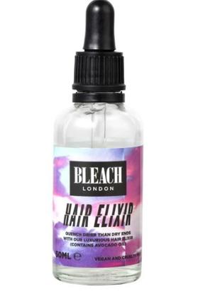 Сироватка-еліксир для сухого та пошкодженого волосся bleach london hair elixir, 50 мл