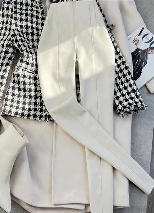 Леггінси лосини з еко шкіри zara