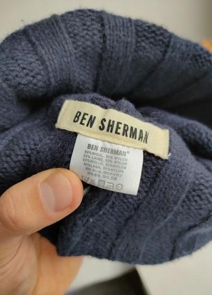 Шерстяная шапка ben sherman вязаная шерстяная шапка 56-582 фото