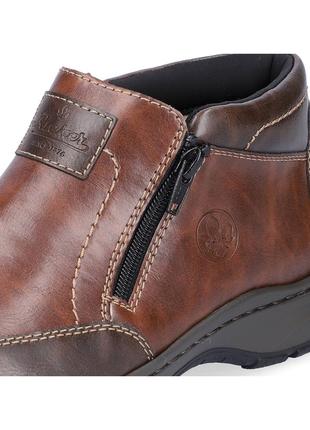 Шкіряні зимові теплі черевики rieker robbie 41-42 розмір8 фото