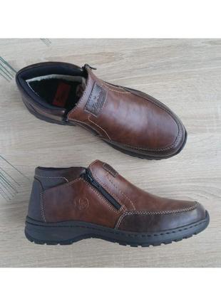 Шкіряні зимові теплі черевики rieker robbie 41-42 розмір2 фото