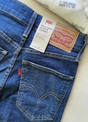 Джинси levi’s mile high super skinny