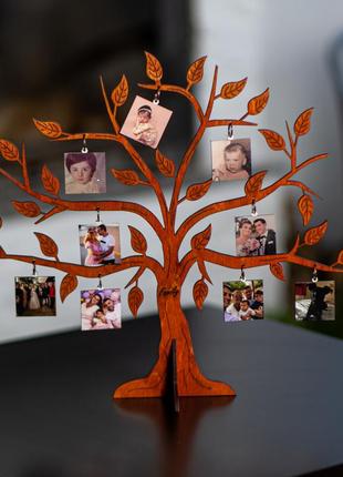 Семейное дерево  с фотографиями, 34х38 см "kg"3 фото