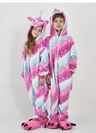 Теплая пижама-кукуруза единорог 7