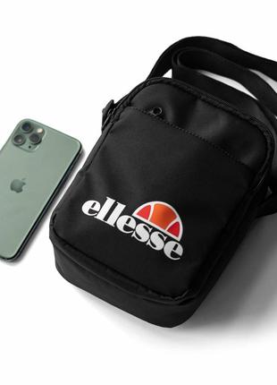 Мужская спортивная барсетка ellesse solo ,мессенджер ellesse, молодежная сумка через плечо ellesse