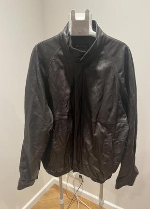 Bruno magli куртка кожаная, очень мягкая, коричневая 542 фото