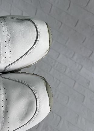 Кожаные кроссовки reebok classic leather шкіряні кросівки 46 оригинал4 фото