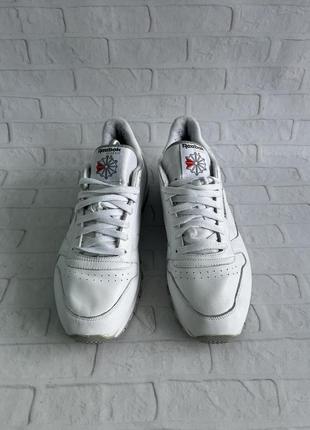 Кожаное кроссовки reebok classic leather кожаные кроссовки 46 оригинал2 фото