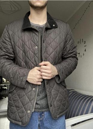 Куртка barbour quilted стеганка стеганная2 фото