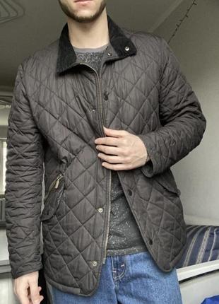 Куртка barbour quilted стеганка стеганная4 фото
