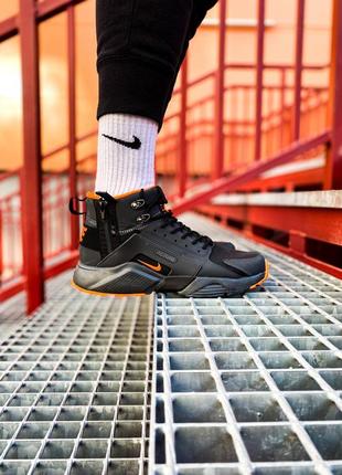 Nike huarache acronym"black/orange"8 фото