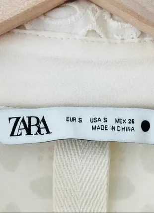 Платье миди приталенное шикарное zara вышивка ришелье размер s8 фото