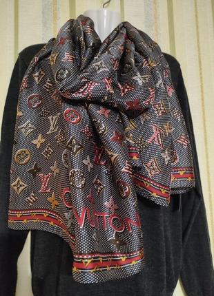 Новый шёлковый платок палантин louis vuitton