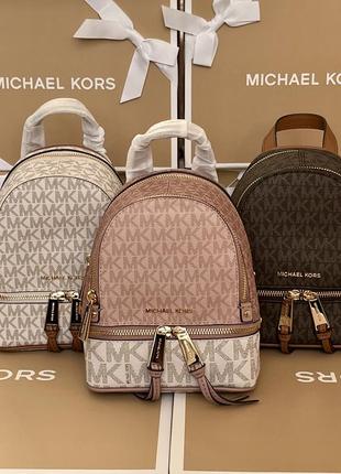 Рюкзак michael kors rhea mini logo backpack оригинал