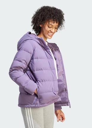 Пуховик adidas helionic hooded down jacket ik31812 фото