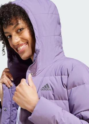 Пуховик adidas helionic hooded down jacket ik31814 фото