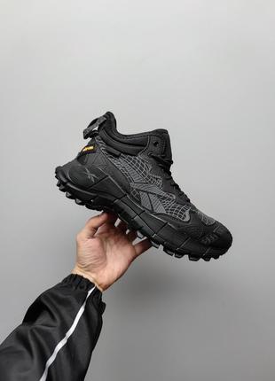 👟 кроссовки reebok zig kinetica 2,5 edge black winter fur / наляжка bs👟