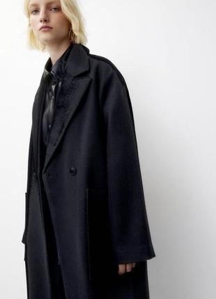 Пальто женское pull &amp; bear&lt;unk&gt; женское пальто осень3 фото