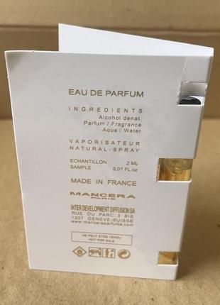 Mancera cedrat boise edp 2ml 3