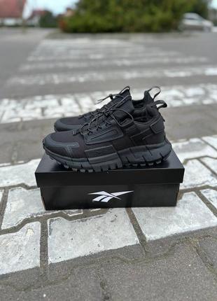 👟 кросівки  reebok zig kinetica black winter fur       / наложка bs👟