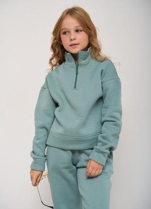 Якісній дитячий спортивний теплий костюм від виробника 110-164р7 фото