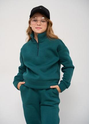 Якісній дитячий спортивний теплий костюм від виробника 110-164р3 фото