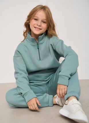 Якісній дитячий спортивний теплий костюм від виробника 110-164р4 фото