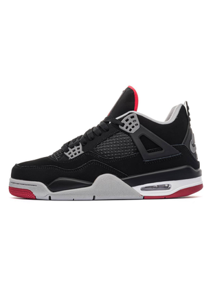 Мужские кроссовки найк джордан, air jordan 4 retro bred2 фото